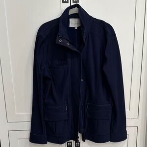 Anatomie navy Blue fleece Kenya Jacket, like new